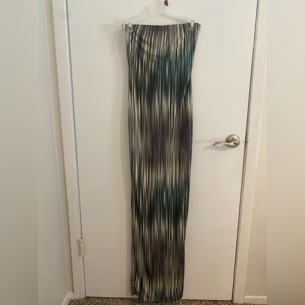 Elegant Multicolor Maxi Dress